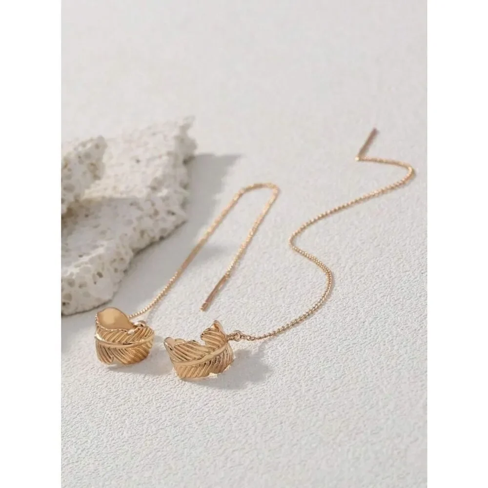 Leaf earrings N2001